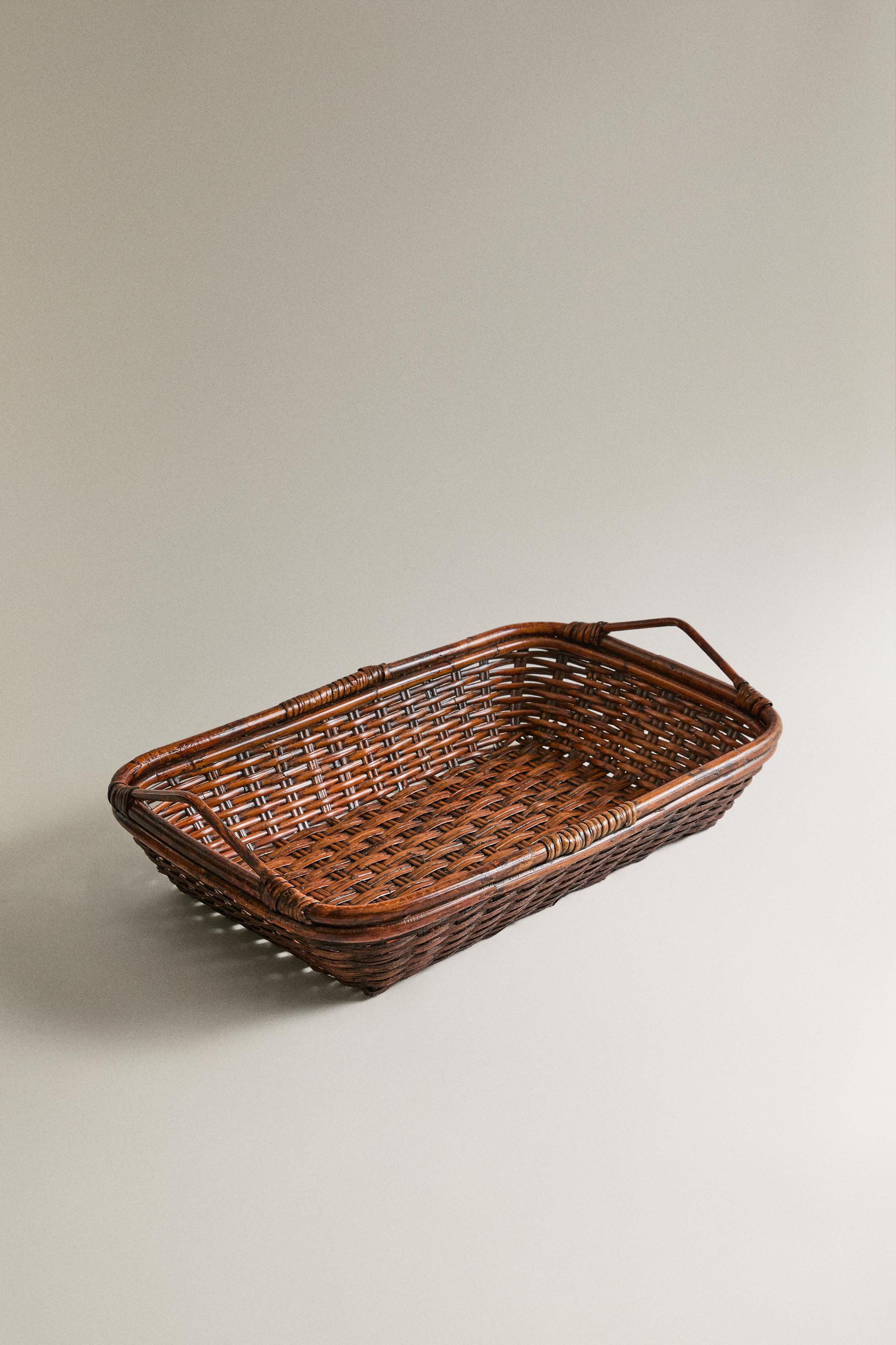 RATTAN FRUIT BASKET